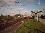 RE33107 von Rostock Hbf.nach Lutherstadt Wittenberg beim  Rangieren im Rostocker Hbf.(30.08.08)