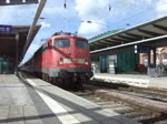 115 346-9 mit IC1861 von Hamburg-Altona Richtung 
Seebad Heringsdorf/Ostseebad Binz bei der Ausfahrt im Rostocker Hbf(03.09.10)