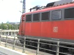 115 336 bei der Ausfahrt aus Berlin Hauptbahnhof, 11.7.2009