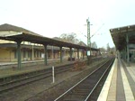 Gterzugdurfahrt in Lehrte mit Baureihe 140, am 14.11.09.