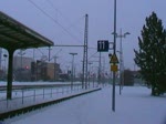 Durchfahrt Gterzug in Lehrte, mit BR 140, am 10.01.10.