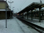 Eine Lok der BR 140 zieht an 10.02.2010. einen Keselwagenzug durch Lehrte Gleis 11.