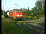140 789-9 fuhr am 21.7.10 mit Kesselwagenzug in Richtung Grokorbetha.
