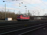 Die 140 678-4 rangiert in Aachen West am 30.01.2009 