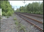 Eine 143 zieht eine X-Wagenzug durch Korschenbroich mit den Ziel Hagen.