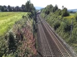 Ein RE von Kassel über Hann.Münden und Nordhausen nach Halle.
Aufgenommen auf einer Brücke in der Nähe von Witzenhausen am 22.08.2015.