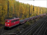 DB 151 054 führte sm 12.November 2012 einen Ganzzug mit Brammen durch Essen-Dellwig in Richtung Oberhausen.