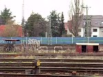 Eine mir leider nicht bekannte BR 155 beim verlassen des Rangierbahnhofes Seelze am 28.03.2009