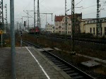155 135 und eine weitere 155 ziehen am 22.02.2009 einen gemischten Gz Richtung Erfurt.