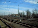 155 157 mit einem Gterzug in Richtung Berlin