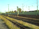 Einfahrt eines Gterzuges in Lehrte, mit BR 155 am 09.10.09.