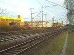 Ausfahrt einer 155 im Lehrte am 21.11.2009.