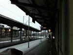 Eine 155,mit Gterzug in Lehrte an 10.02.2010.
