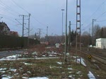 155 mit Siloganzzug in Lehrte im Febura 2010.