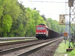 Seit anfang Mai werden die Kohlezüge für Königs Wusterhausen über den BAR umgeleitet, hier bei der Durchfahrt am 19.05.2010 in Grünau