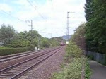 DB 155 231-4 bringt den  Ambrogio -Containerzug durch RO -> RF, 12.05.07.