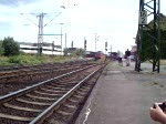 Gterzugdurcgfahrt im Lehrte mit einer 155 im Lehrte.