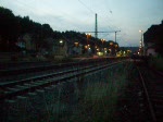 Eine 155 fuhr am Abend des 7.8.09 mit dem Hangartner durch Kronach.