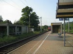 155 262-9 durchfuhr am 25.6.10 mit Schienentransport den Bahnhof Stockheim(Oberfr) in richtung Saalfeld.