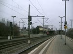 BR 155 mit Gterzug in Lehrte (Mrz 2012)