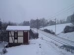 155 178 mit 51723 (Frankenwaldumleiter) hier am 17.01.16 in Jößnitz.