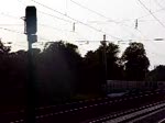 Eine unbekannte BR 155 fuhr mit einem Autotransportzug am 18.05.2009 in Richtung Seelze.