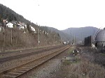 181 214 ( Mosel ) fuhr am 17.02.2007 mit EC 56 (Frankfurt Hbf - Paris Est) im schnen Pflzerwald bei Lambrecht (Pfalz) in Richtung Saarbrcken.