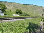 Die 181 215-5 zog einen IC aus Norddeich Mole ab Koblenz nach Luxemburg am 05.06.2010 in Winningen.