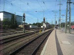 194 051-9 beim umsetzen und kuppeln in Singen am 10.