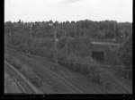 Beobachtung des ICE-Verkehrs (401) im Jahr 1990 in Bochum von der Lohbergbrcke aus.