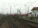 RB 26137 von Lutherstadt Wittenberg fhrt hier in den Leipziger Hbf ein und endet hier.Aufgenommen am 06.04.2012 in Leipzig