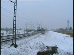 Ein ICE 1 durchfuhr mit hoher Geschwindigkeit von Hannover kommend ein kleines vorrtchen von Lneburg um den nchsten Halt Hamburg-Harburg entgegen zu fahren. Gesehen am 16.1.