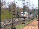 ICE 1 kommend von Lneburg durch Ochtmissen nach Hamburg HBF am 17.4