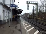 Das Erscheinungsbild des Bahnhofes Winsen (Luhe) wird von durchfahrenden Güterzügen und ICEs der 2.