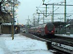 Durchfahrt ICE 2-Zug in Lehrte am 18.01.2010.