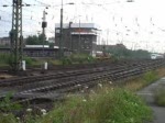 Einfahrt des ICE 545 aus Trier in den Dortmunder Hauptbahnhof, sein Ziel ist Berlin Ostbahnhof.