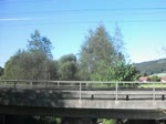 Ein ICE 3 berquert am 25.Mai 2011 als ICE-Ersatzzug nach Mnchen die Halach bei Gundelsdorf.
