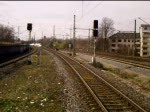 Doppeltraktion ICE3 (Br 403) fhrt am S-Bahn Haltepunkt Kln-Buchforst vorbei, in Richtung Dsseldorf. 28.03.08