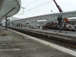Ausfahrt des ICE 3M 4604 aus dem Bahnhof Liège Guillemins in Richtung Frankfurt/Main via Köln am 18.05.08.