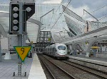 Der ICE 4604 (406 004-2) Bruxelles-Midi - Frankfurt verlsst pnktlich um 13.14 Uhr den Bahnhof Lige-Guillemins und wird, wenn der Fahrplan eingehalten wird, Frankfurt-Flughafen um 15.22 Uhr