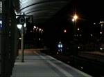ICE 1615 durchfhrt Saalfeld (Saale) auf Gleis 4 auf dem Weg nach Mnchen Hbf.