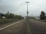 Der ICE 1509 nach Mnchen, durchfuhr am 2.10.10 den Bahnhof Stockheim(Oberfr) Richtung Kronach.