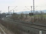ICE 720 und ICE 1224 bei Iphofen am 29.03.2012