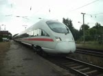 Der ICE 1213 nach Mnchen Hbf musste am 28.7.10 einen Signalhalt in Leipzig-Leutzsch einlegen.