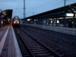 Ein ICE-T fhrt durch den Bahnhof Lutherstadt Wittenberg.
