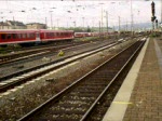 Einfahrt des 411 077  Rathenow  (ICE-T) als ICE 1651 Wiesbaden Hbf - Dresden Hbf in Mainz Hbf.