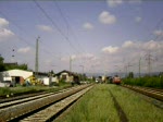 Ein ICE-T (Br 411) fhrt als ICE 27 Dortmund Hbf -Wien Westbf durch Mainz-Mombach am 23.05.08