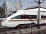 Ein ICE T (Nummer folgt) bei der ausfahrt Mannheim HBF.