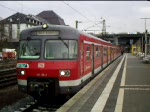 420 316-2 und eine weitere Br 420 fahren als S3 nach Bad Soden(Taunus) aus Darmstadt Hbf aus.