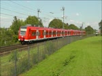Der RE 11 bei seiner Fahrt am 3.
